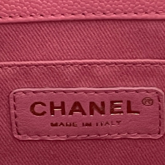 NEW 21B Chanel Bucket Bag Pink Crossbody Caviar - Picture 7 of 15